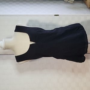 Coldwater Creek Size Small- Women's Black Cotton Eyelet lined Tank Top